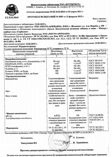 СОРБОЛЮТ: протокол исследования безопасности